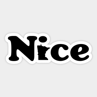 Minnesota Nice II Sticker